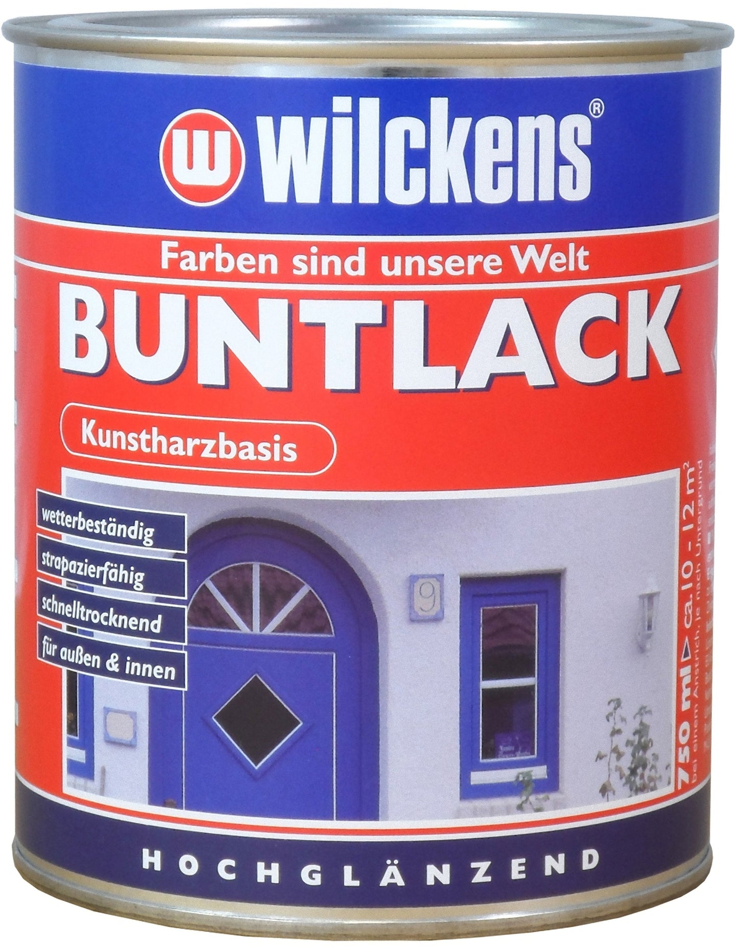 Wilckens 0,75l Buntlack hochglänzend Beige Farblack Holzlack Metalllack Lack