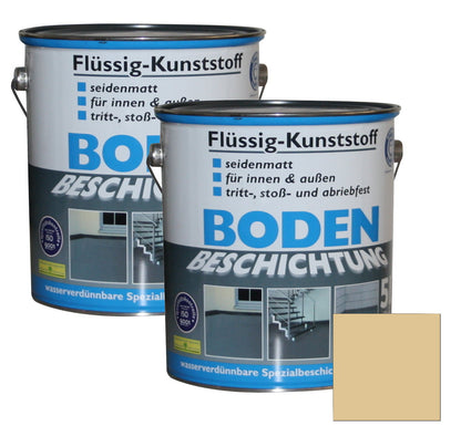 Flüssig Kunststoff 2x 5L Bodenbeschichtung 100m² Betonfarbe Beton Beschichtung