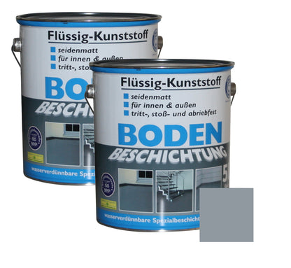 Flüssig Kunststoff 2x 5L Bodenbeschichtung 100m² Betonfarbe Beton Beschichtung