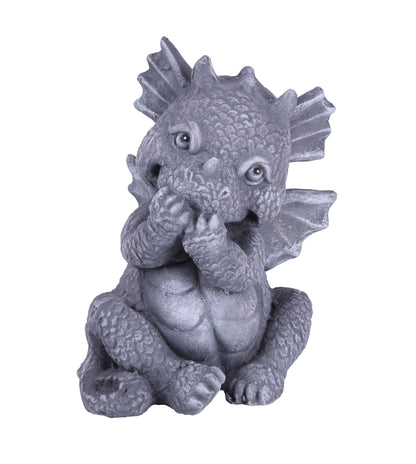 Gartenfigur Drache Figur Skulptur Gartendeko Garten Terrasse Deko Staue