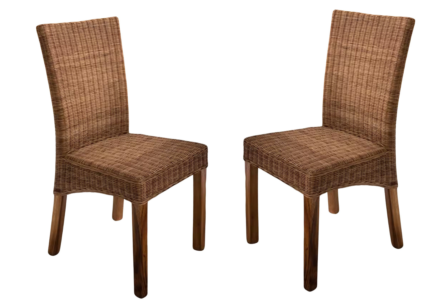 2er Set Esszimmerstuhl Bali II Rattan Küchenstuhl Esszimmer Küche Stuhl Stühle