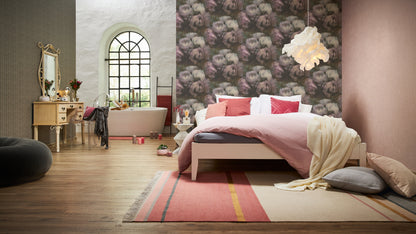 Livingwalls Uni Vinyl Tapete New Walls,Un Rosa Wandtapete Unitapete