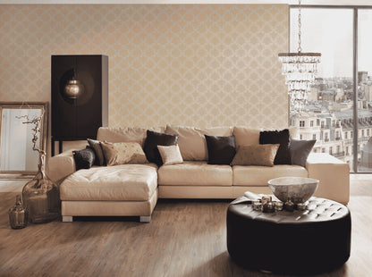 A.S. Création Barocktapete Barock Beige 956292 Tapete Tessuto Wandtapete Design