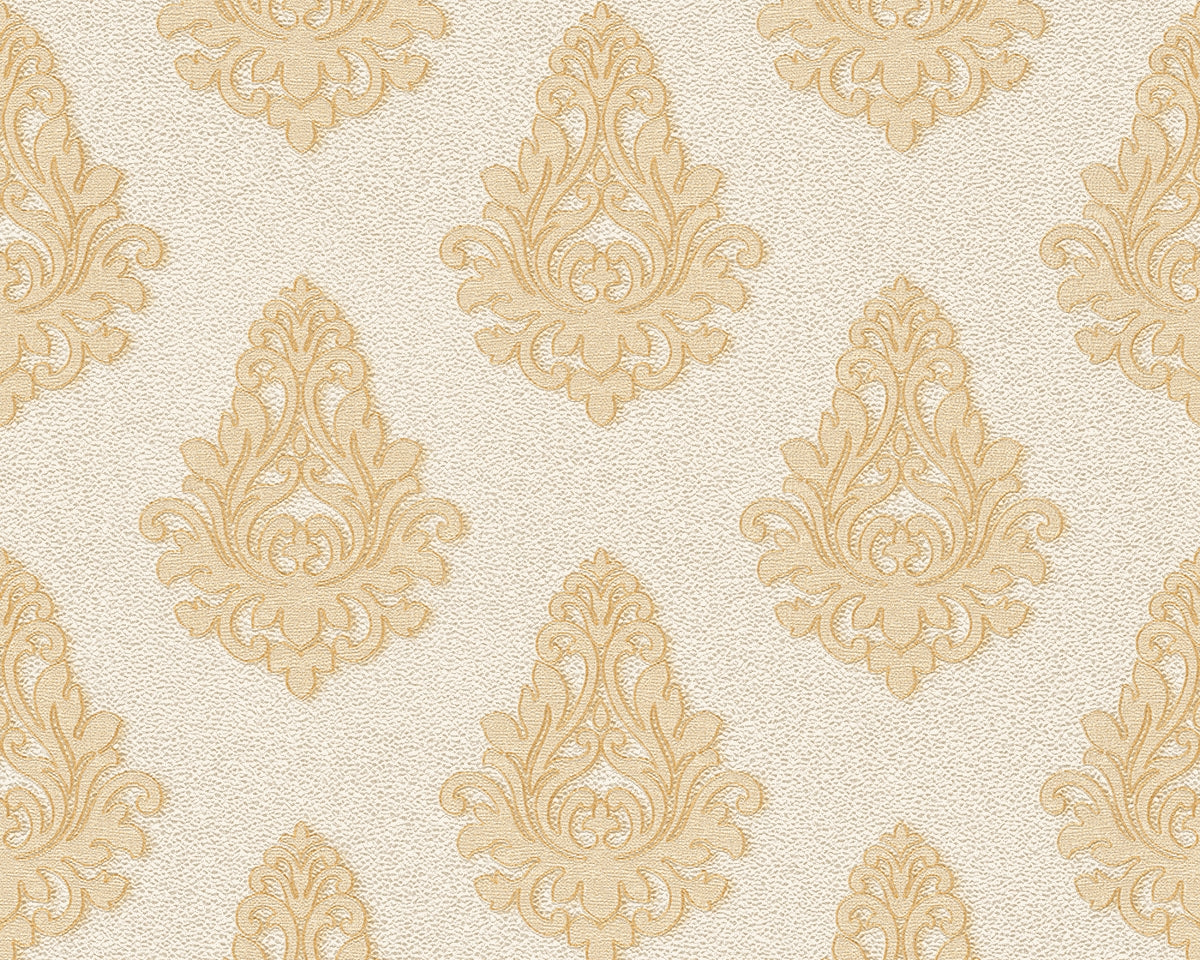 A.S. Création Barocktapete Barock Creme 959811 Tapete Nobile Wandtapete Design