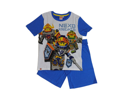 Lego NEXO Knights Kinder Schlafanzug kurz 2tlg. Shorty Pyjama Set Ritter Jungen