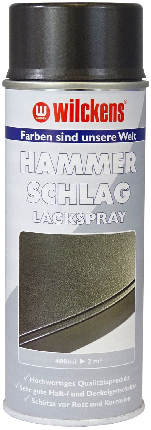 Wilckens Hammerschlag Lackspray 400ml Spray ANTHRAZIT Spraydose Metallschutzlack