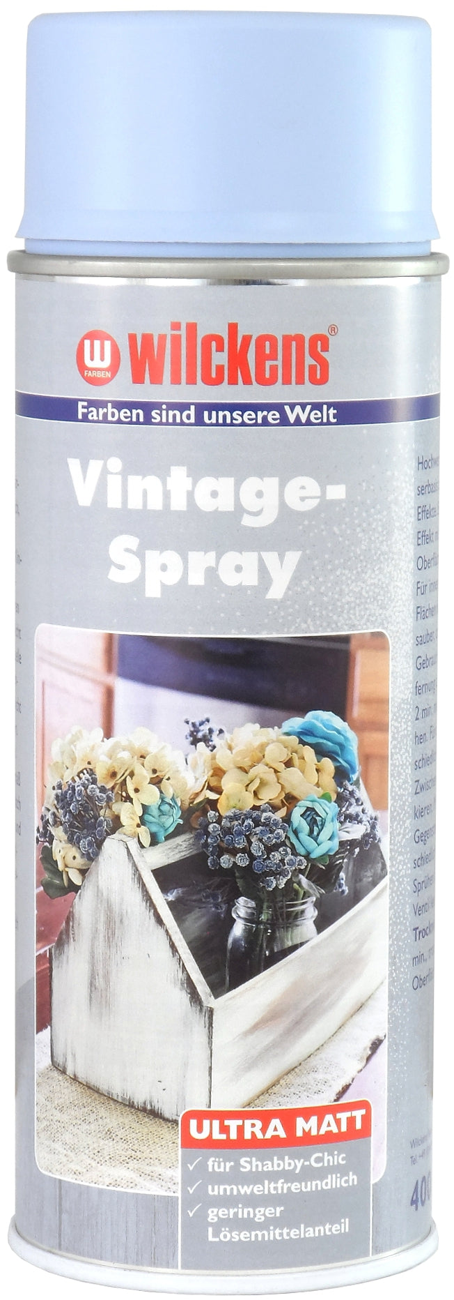 Wilckens Vintage Spray 400ml Shabby Chic Retro Kreidefarbe Effekt Matt Spaydose