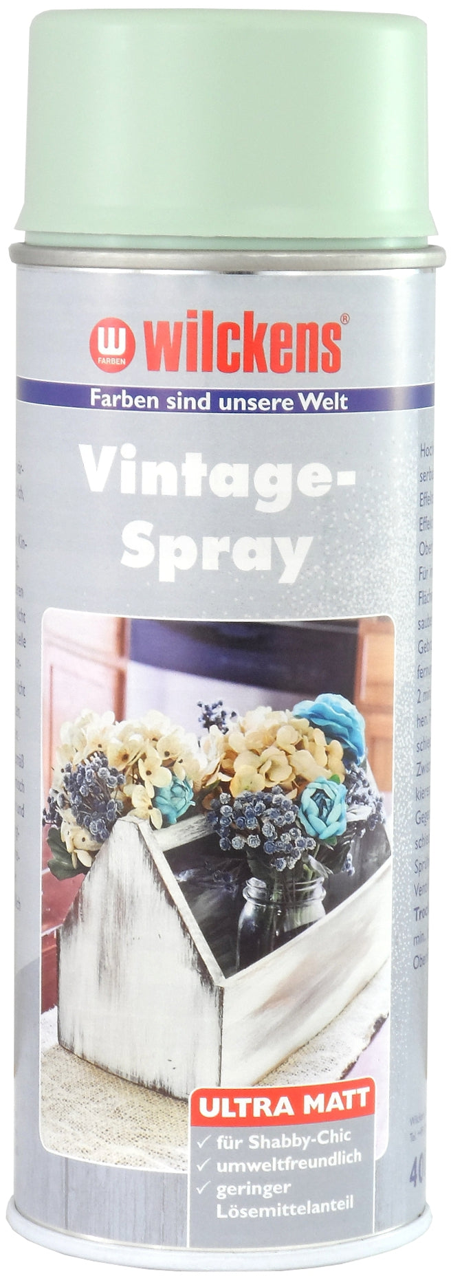 Wilckens Vintage Spray 400ml Shabby Chic Retro Kreidefarbe Effekt Matt Spaydose